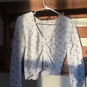 Hollister long sleeve cinch top